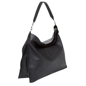 BOTKIER Large Chelsea Hobo Bag Black Leather Y2K Slouchy Leather Purse Shoulder